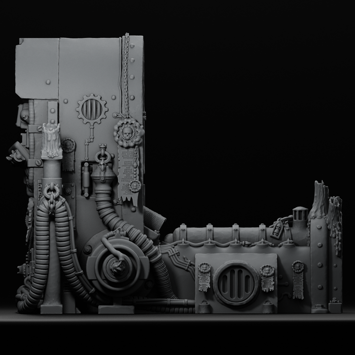 Grimdark Forge Altar - Cathedral Gothic Scatter Central Piece