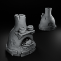 Primitive Clay Oven - Tribal Kitchen Hearth